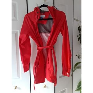 Columbia Rain Coat Belted Waist Omni-shied